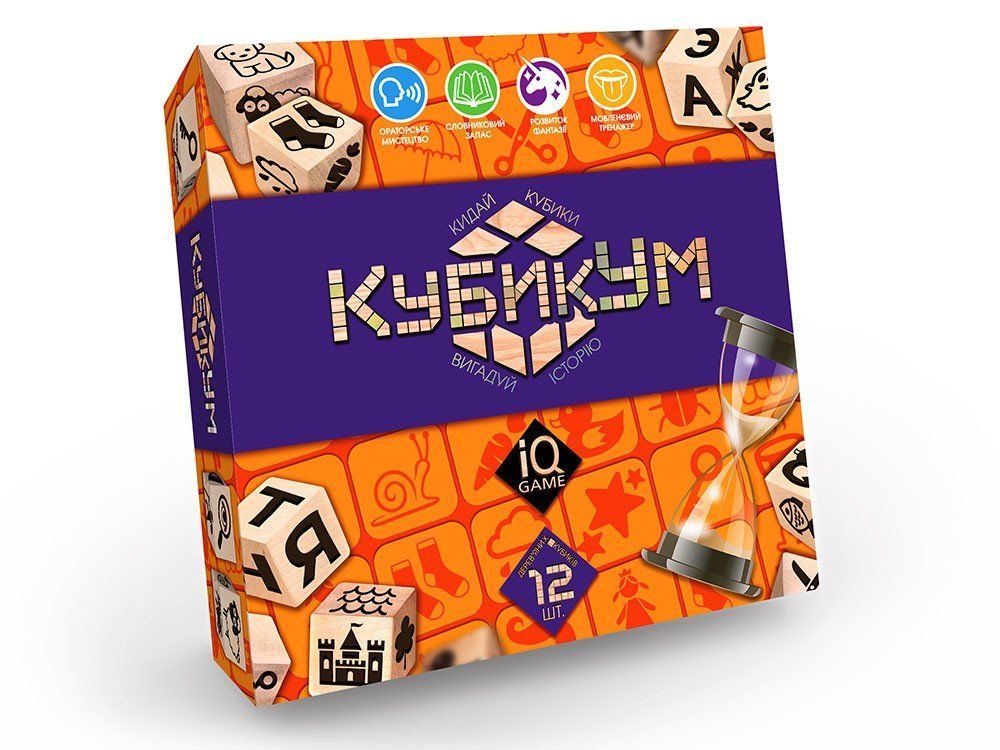 Гра настільна КубикУм Укр (Danko Toys) фото