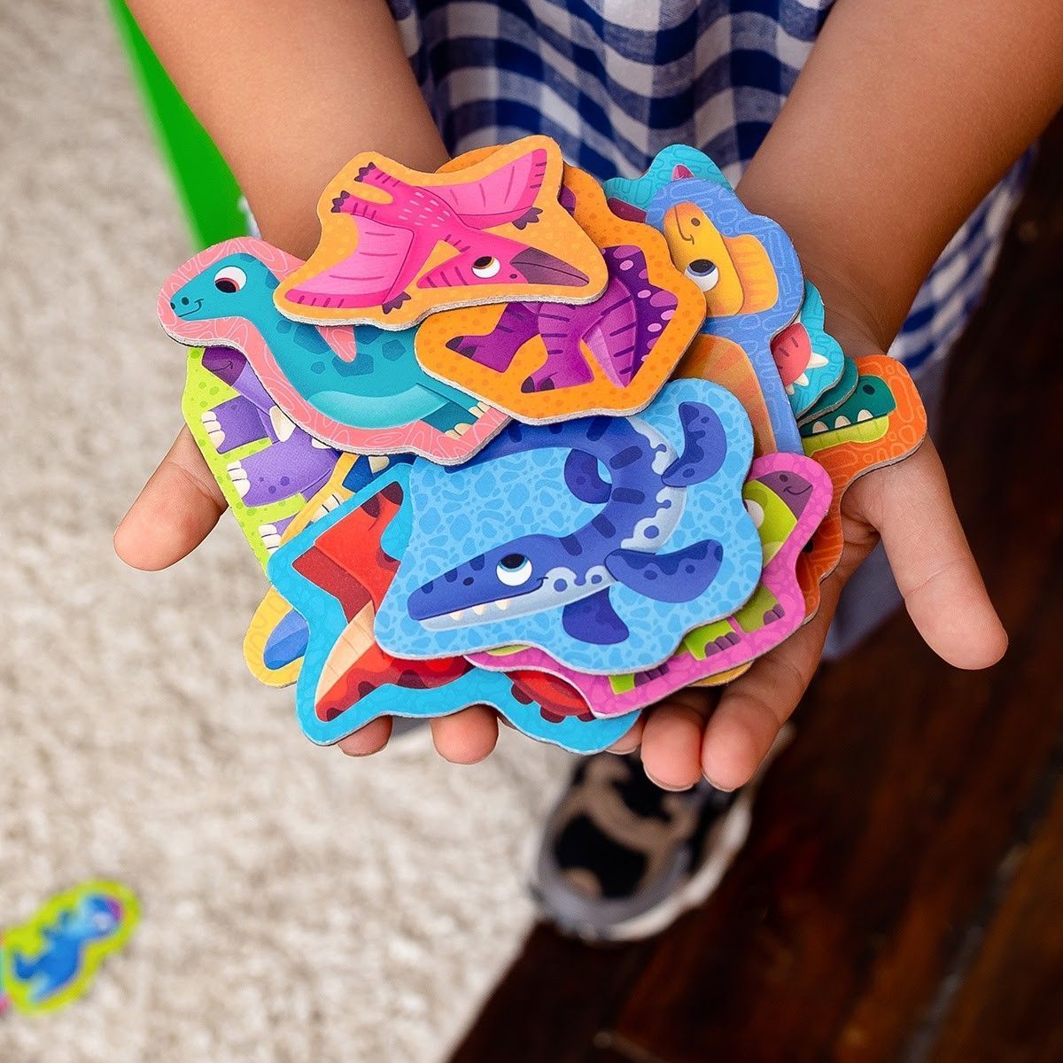 Набор магнитов Динозаври Укр (Vladi Toys) фото