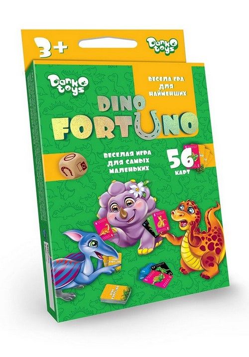 Гра карткова ФортУно Dino Fortuno Рос Danko Toys фото