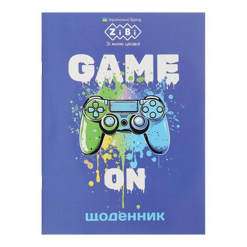 Щоденник шкільний ZiBi Smart Line Game On м'яка обкладинка, УФ-лак фото