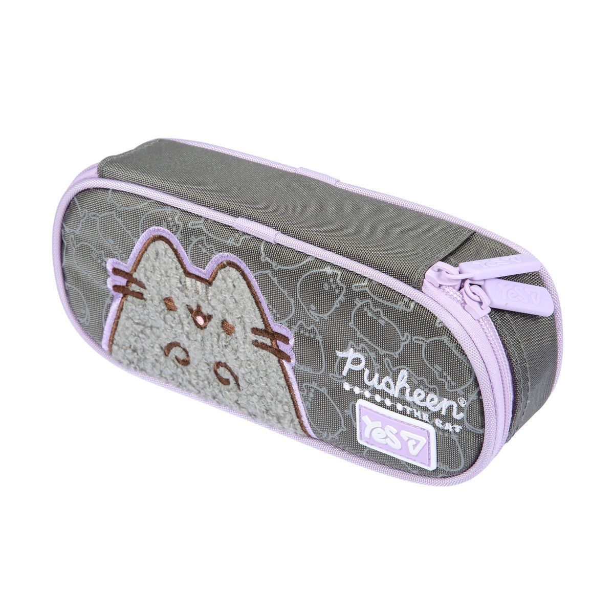 Пенал шкільний Yes для дівчинки на 1 відділення PH-30 Pusheen Gray фото