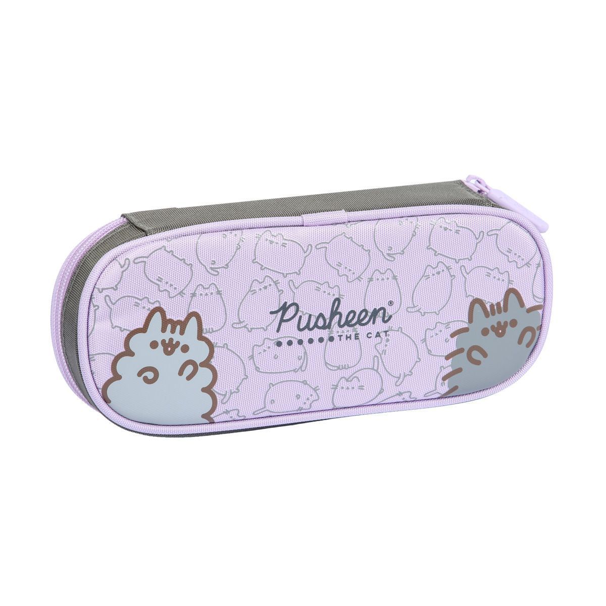 Пенал шкільний Yes для дівчинки на 1 відділення PH-30 Pusheen Gray фото
