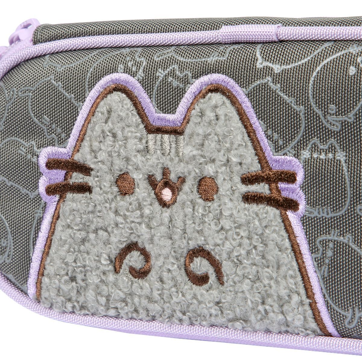 Пенал шкільний Yes для дівчинки на 1 відділення PH-30 Pusheen Gray фото