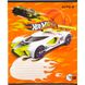 Тетрадь школьная Kite 12 листов косая линия, гибридный лак + УФ лак Hot Wheels фото 5