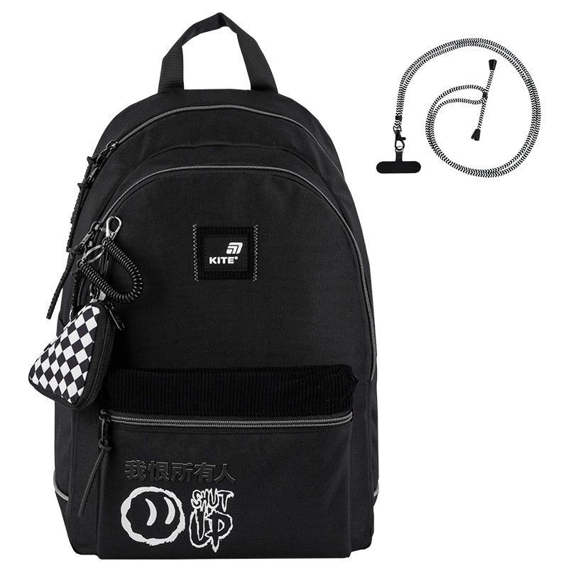 Рюкзак подростковый Kite Education teens 2575M-2 42&times;29&times;18 см, черный фото