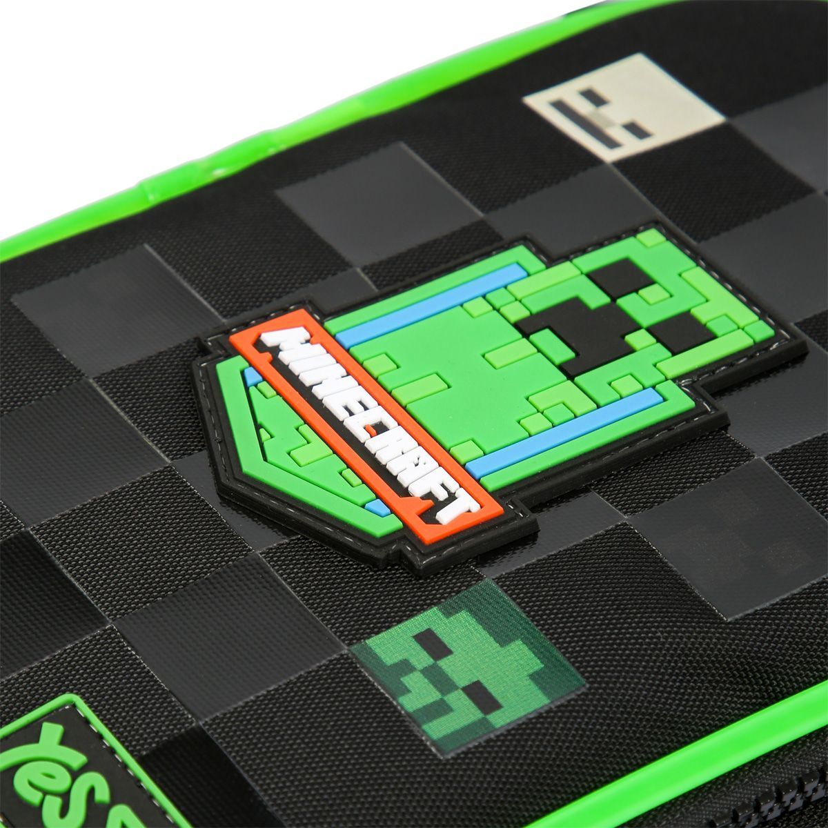 Пенал шкільний Yes для хлопчика на 2 відділення PH-35 Minecraft Reality з LED фото