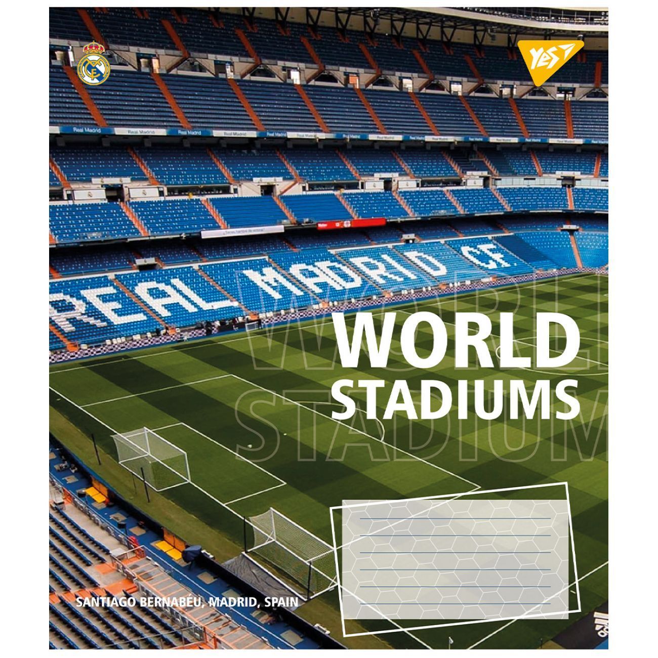 Зошит шкільний Yes 24 аркуша лінія World stadium фото