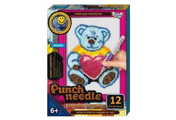 Набір Килимова вишивка Punch needle Ведмедик 06 Danko Toys фото