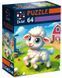 Пазл 64 эл 15x15 см De tail Ловкая овечка Укр (Vladi Toys) фото 1