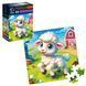 Пазл 64 эл 15x15 см De tail Ловкая овечка Укр (Vladi Toys) фото 2