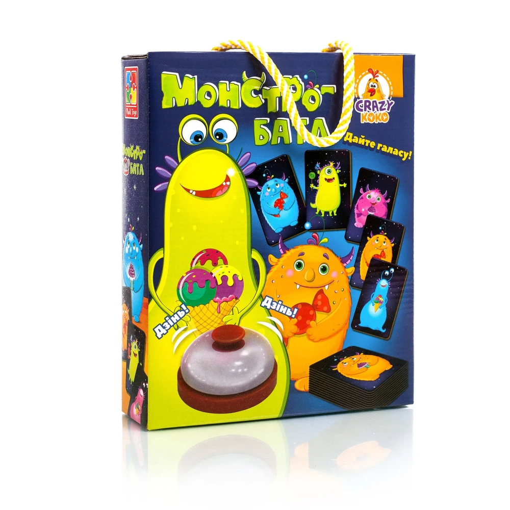Гра настільна Crazy Koko Монстро-батл Укр (Vladi Toys) фото