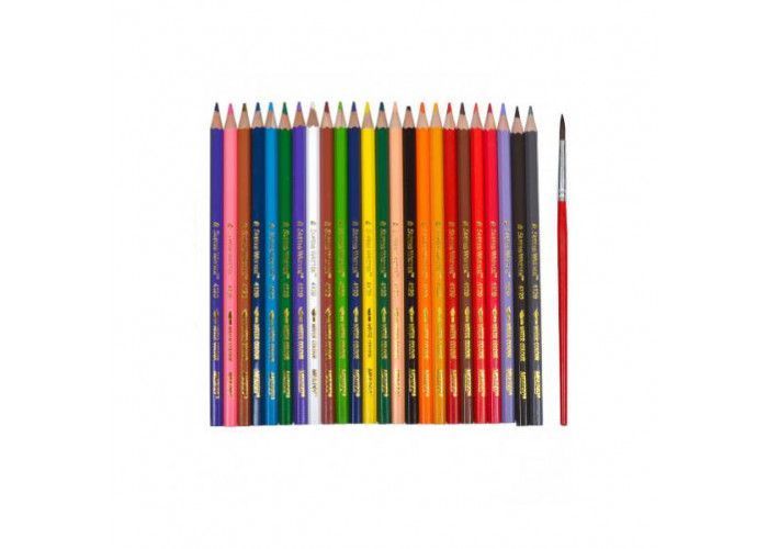 Олівці кольорові акварельні Marco Super Writer 24 кольори фото