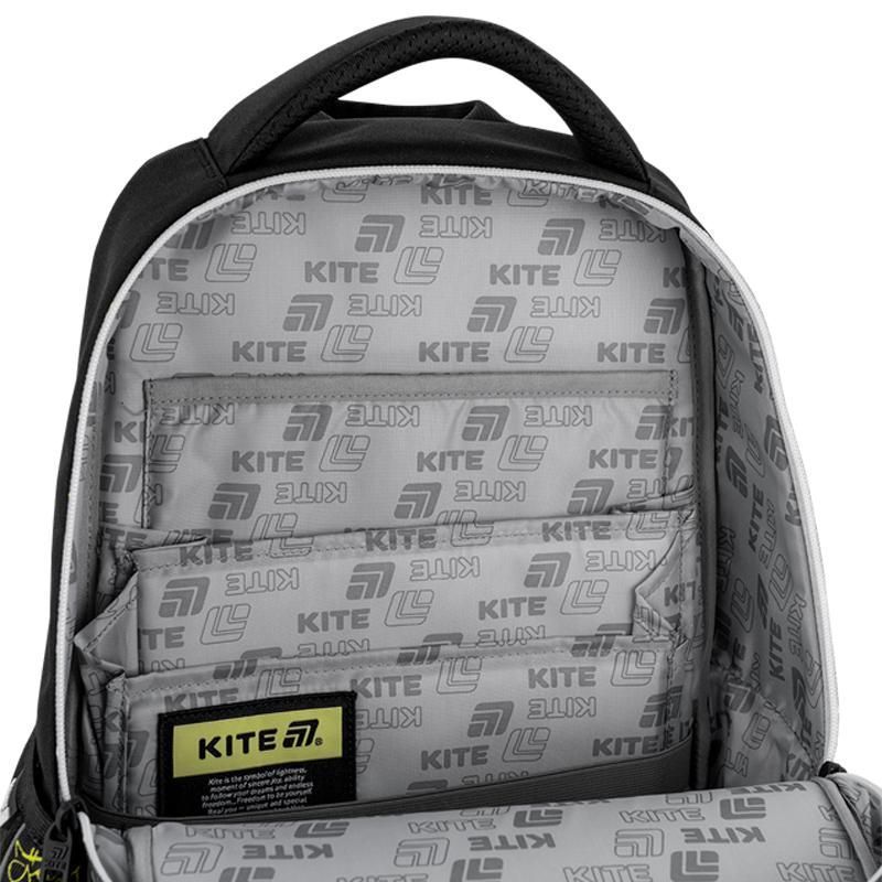 Рюкзак підлітковий Kite Education teens 727M Graffiti 42 &times; 29 &times; 20см чорний фото