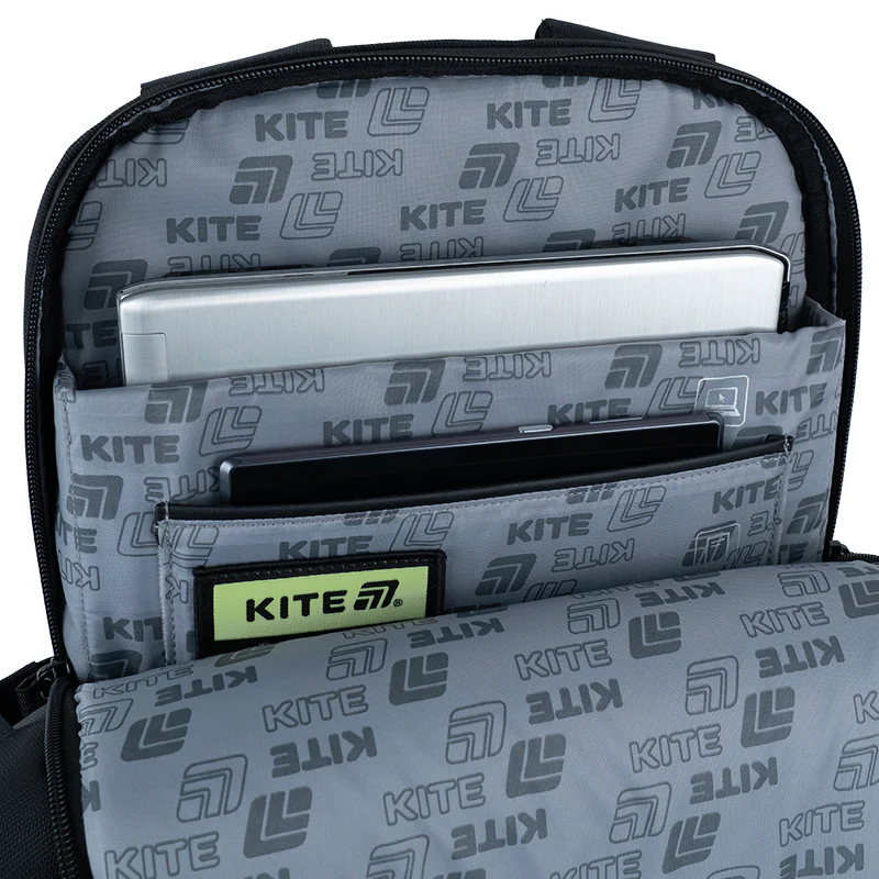 Рюкзак підлітковий Kite Education teens 2723M 42 &times; 28,5 &times; 16,5см чорний фото
