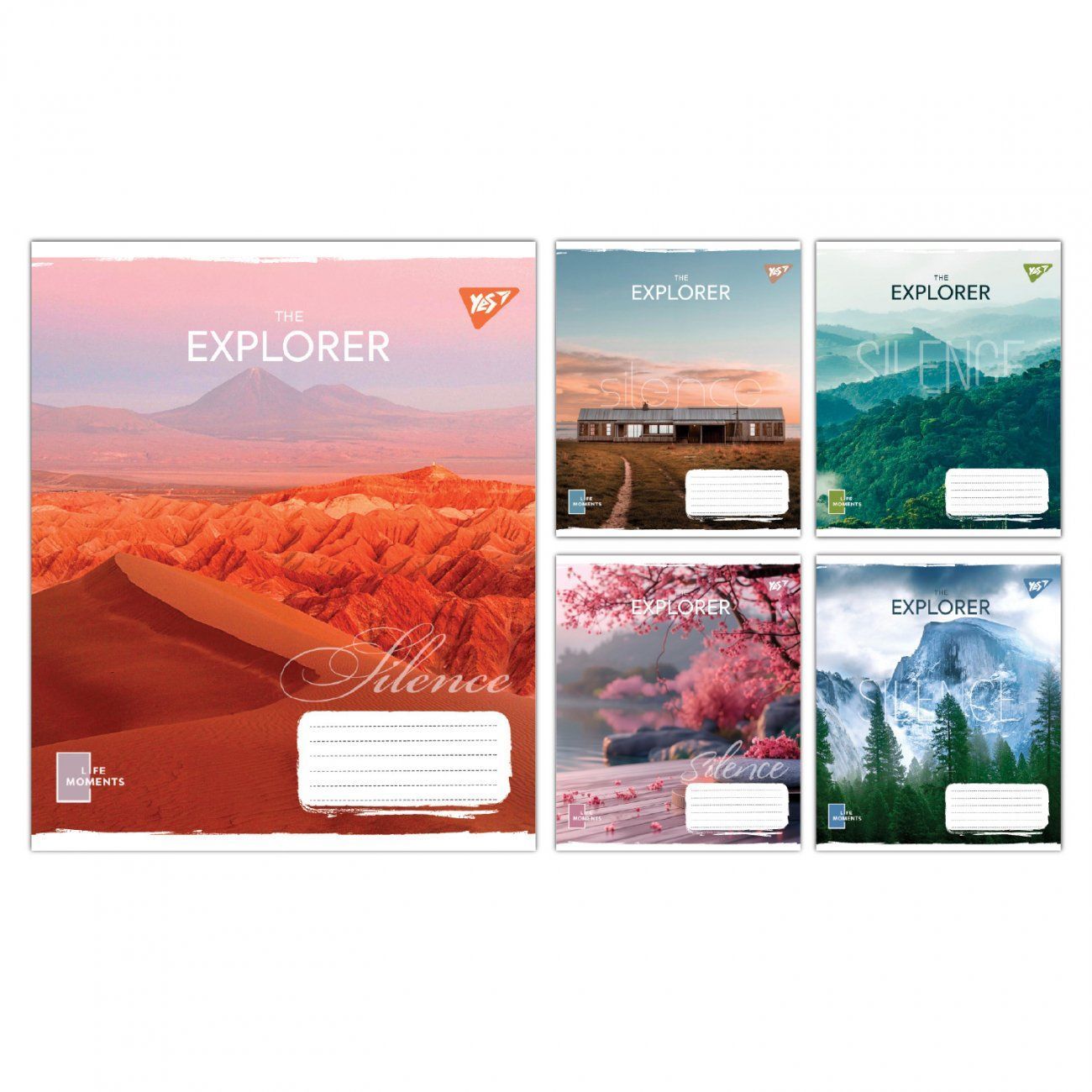 Зошит шкільний Yes 24 аркуша лінія The Explorer фото