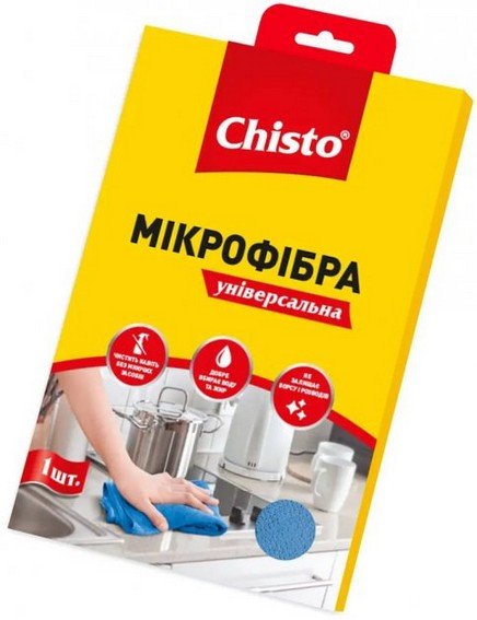 Серветка з мікрофібри універсальна Chisto фото