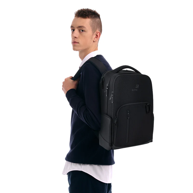 Рюкзак підлітковий Kite Education Teens 2722L 43 &times; 29,5 &times; 14,5см чорний фото