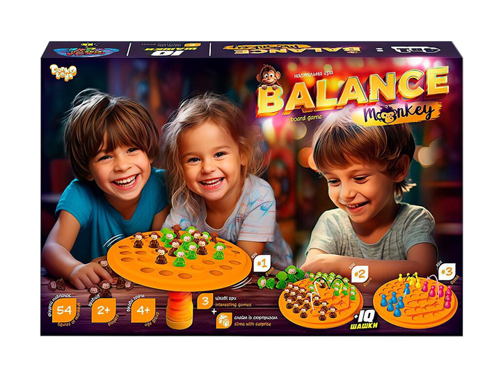 Гра настільна "Balance Monkey" велика Danko Toys фото