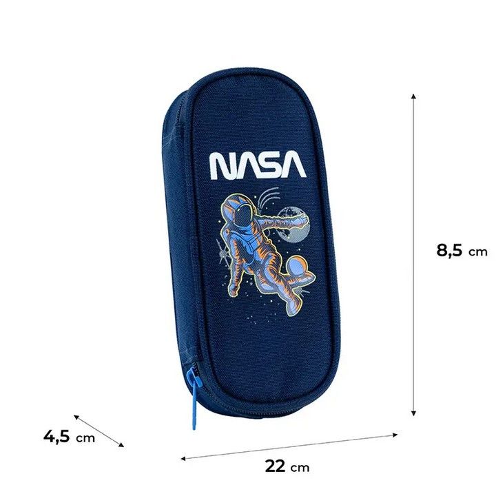 Пенал шкільний Kite для хлопчика на 1 відділення, 1 відворот 599 NASA-2 фото