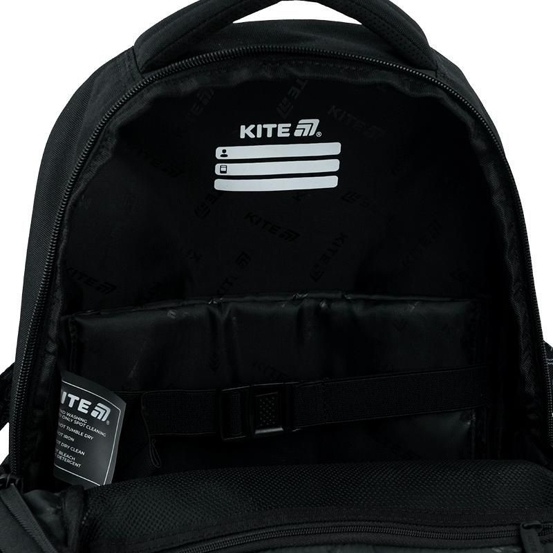 Рюкзак шкільний для хлопчика Kite Education 1022 Skater 39 &times; 28 &times; 12,5см чорний фото