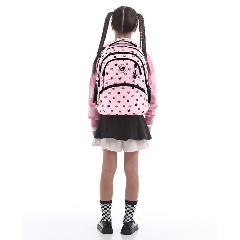 Рюкзак шкільний для дівчинки GoPack Education 175M-1 Meow Cats 40 &times; 30 &times; 15 см рожевий фото