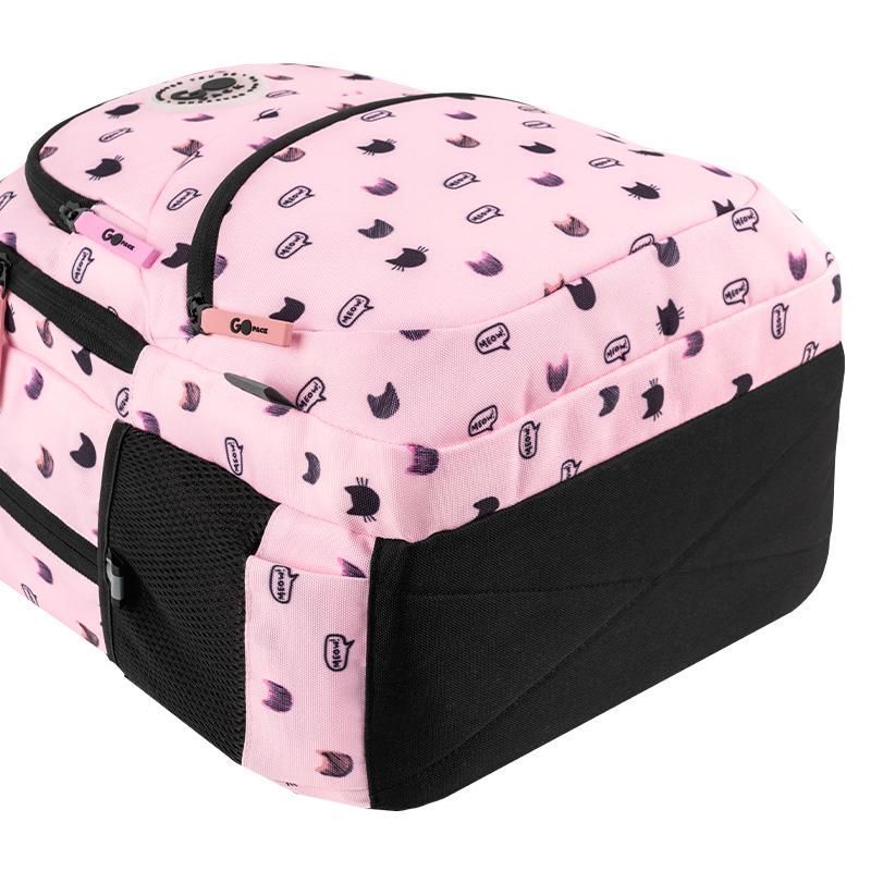 Рюкзак шкільний для дівчинки GoPack Education 175M-1 Meow Cats 40 &times; 30 &times; 15 см рожевий фото