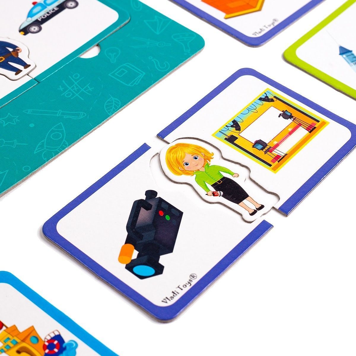 Игра развивающая У світі професій Укр (Vladi Toys) фото
