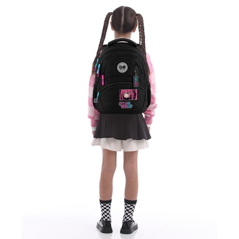 Рюкзак шкільний для дівчинки GoPack Education 175M-2 Anime girl 40 &times; 30 &times; 15 см чорний фото