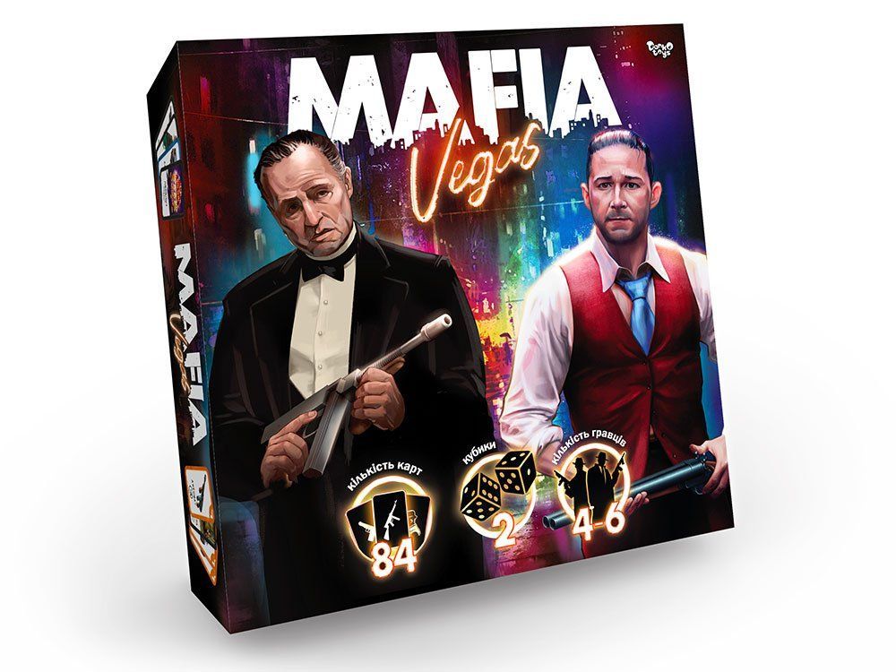 Гра настільна "MAFIA Vegas" укр. Danko Toys фото