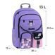 Рюкзак школьный для девочки Kite Education 584 Kuromi 39,5 &times; 29 &times; 13 см, фиолетовый фото 2