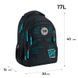 Рюкзак шкільний для хлопчика GoPack Education 175M-6 Future 40 &times; 30 &times; 15 см чорний фото 2