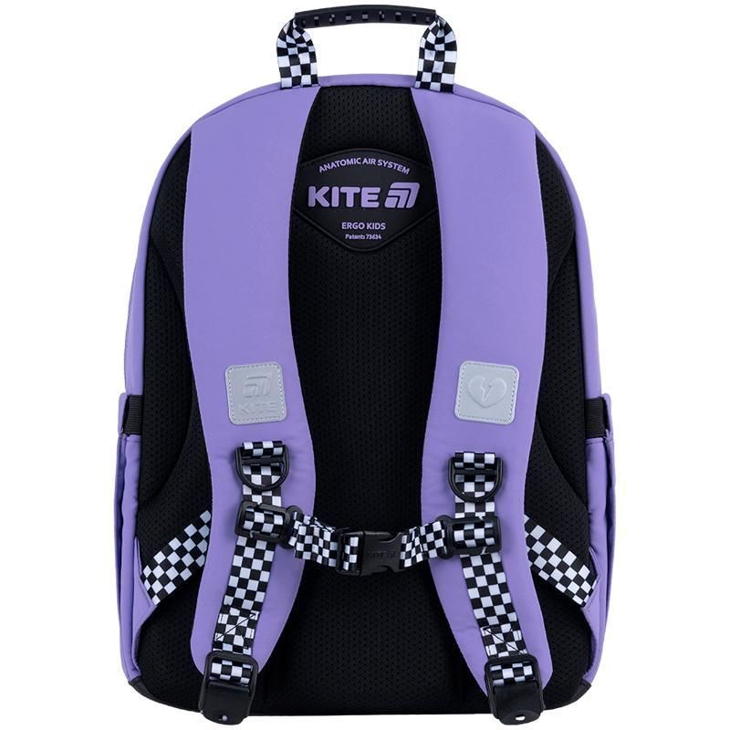 Рюкзак школьный для девочки Kite Education 584 Kuromi 39,5 &times; 29 &times; 13 см, фиолетовый фото