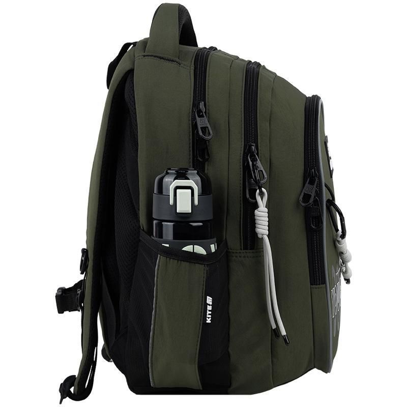 Рюкзак подростковый Kite Education teens 8001M Trust Yourself 40 &times; 29 &times; 17 см, цвет хаки фото