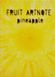 Блокнот А5 40л, без линовки, желтая бумага, мягкая обложка Profiplan Frutti Note pinapple фото 1