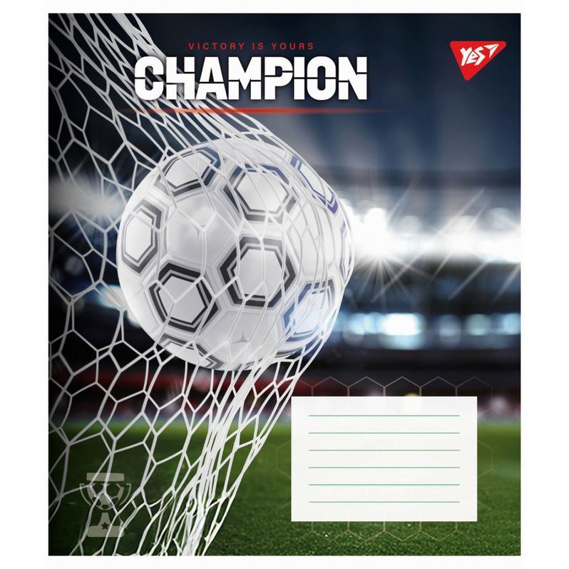 Зошит шкільний Yes 24 аркуша лінія Champion фото