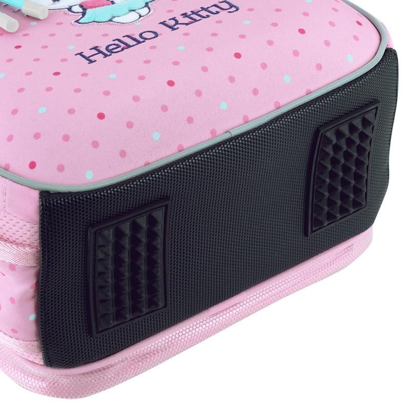 Рюкзак шкільний каркасний для дівчинки Kite Education 555 Hello Kitty 36,5 &times; 27 &times; 15,5см рожевий фото
