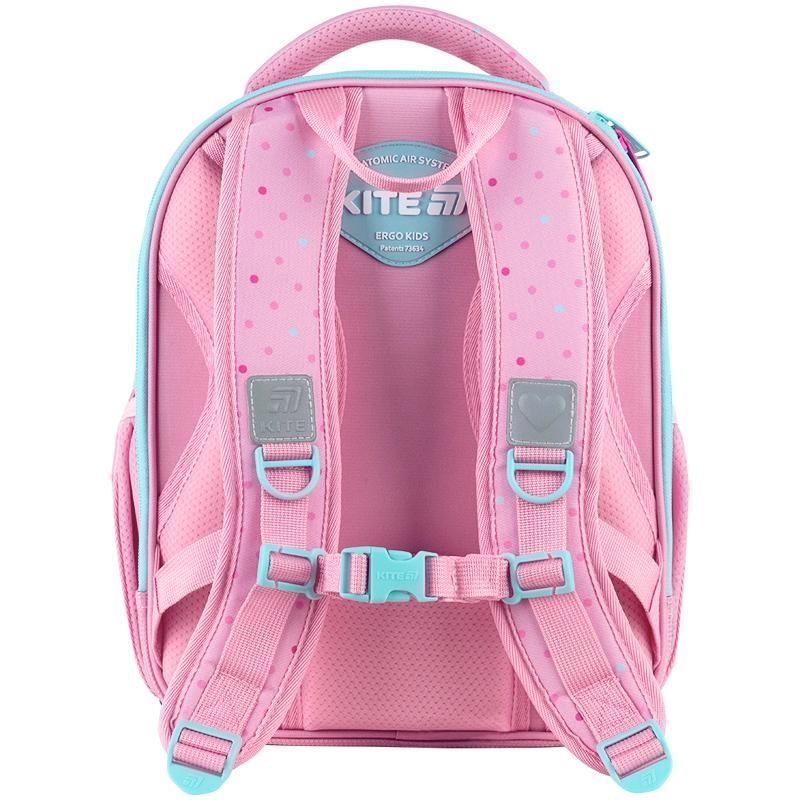 Рюкзак шкільний каркасний для дівчинки Kite Education 555 Hello Kitty 36,5 &times; 27 &times; 15,5см рожевий фото