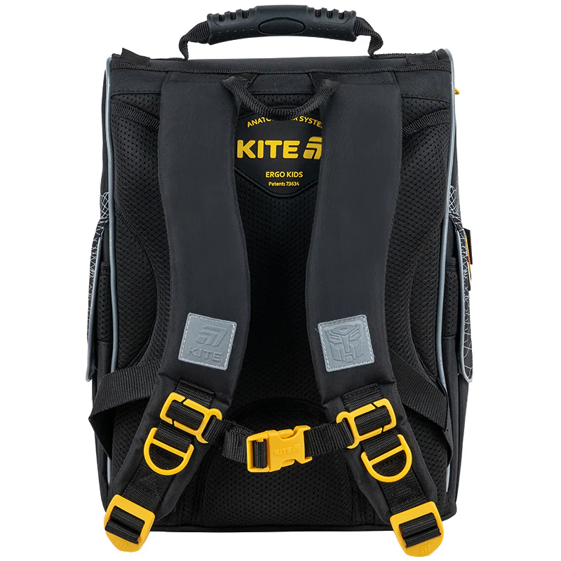 Рюкзак шкільний каркасний для хлопчика Kite Education 501 Transformers Generations 35*25*13см чорний фото