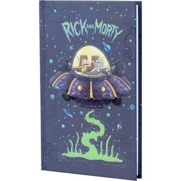 Блокнот А6 80л, в клетку, твердая обложка Kite Rick and Morty фото