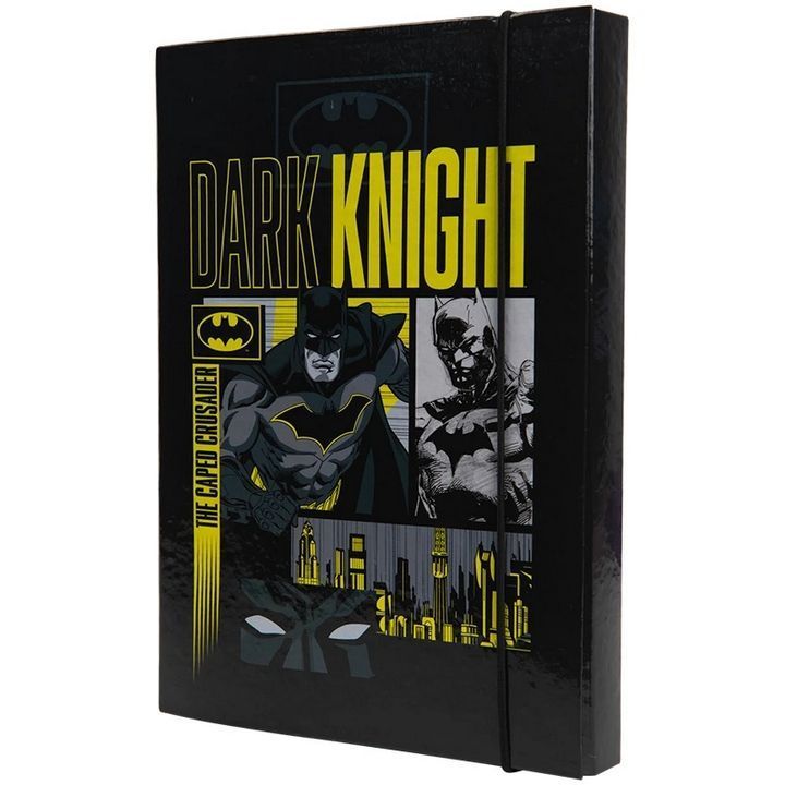 Папка для зошитів картонна на гумці B5 Kite DC Comics фото