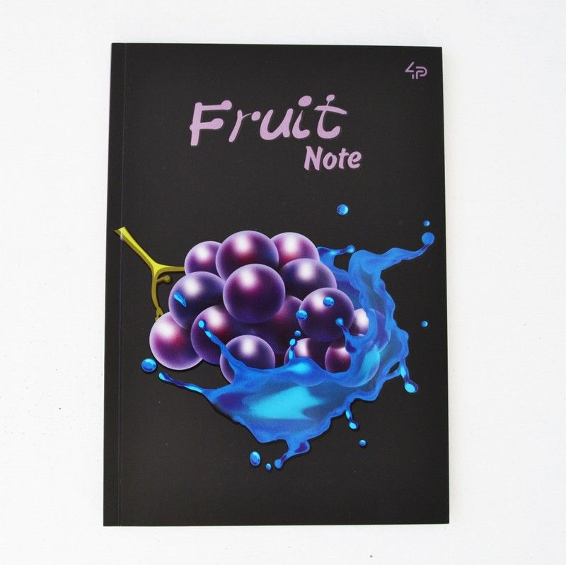 Блокнот А5 40л, без линовки, фиолетовая бумага, мягкая обложка Profiplan Frutti Note violet фото