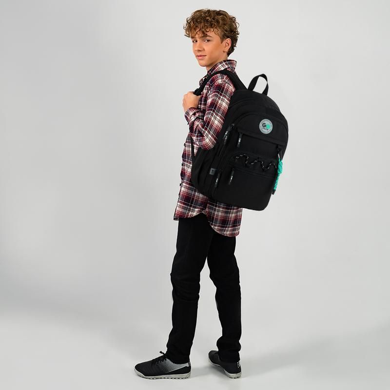Рюкзак підлітковий GoPack Education Teens 121L-4 44,5 &times; 23 &times; 19,5 см чорний фото