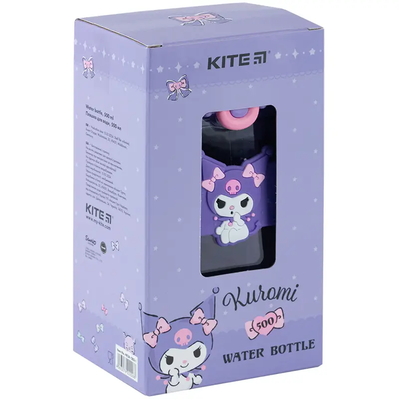 Бутылка для воды Kite 500мл Kuromi фото