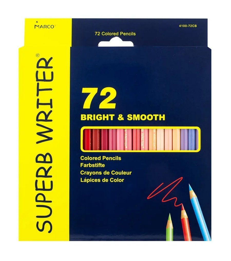 Карандаши цветные Marco Super Writer 72 цвета фото