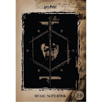 Тетрадь для нот А4 Kite Harry Potter 20л фото