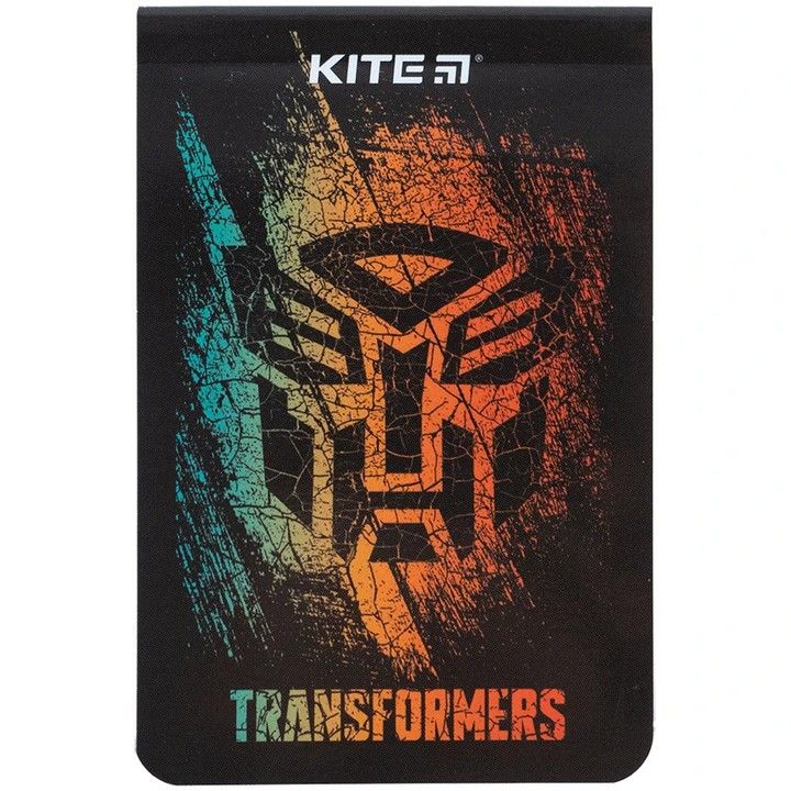 Блокнот А7 48арк., в клітинку, м'яка обкладинка Kite Transformers фото