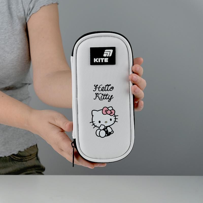 Пенал шкільний Kite для дівчинки на 1 відділення 662 Hello Kitty-3 фото