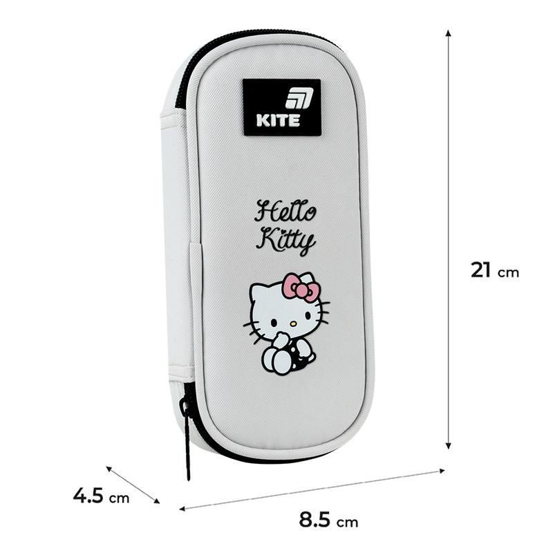 Пенал шкільний Kite для дівчинки на 1 відділення 662 Hello Kitty-3 фото