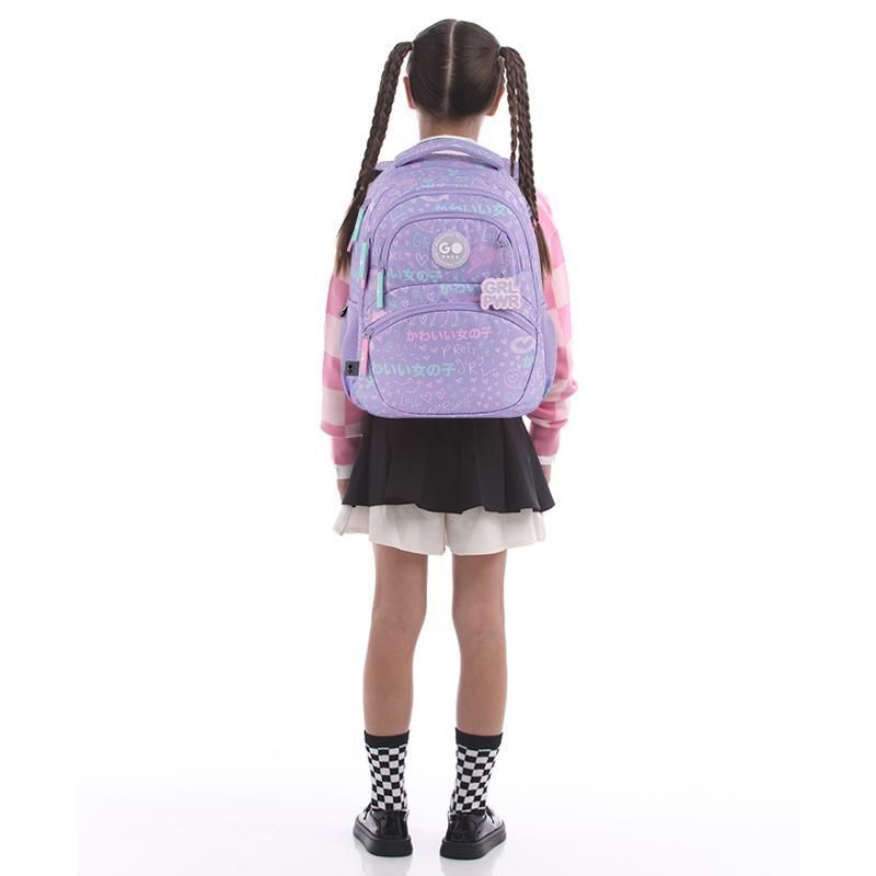 Рюкзак шкільний для дівчинки GoPack Education 175M-3 Girl Rule 40 &times; 30 &times; 15 см бузковий фото