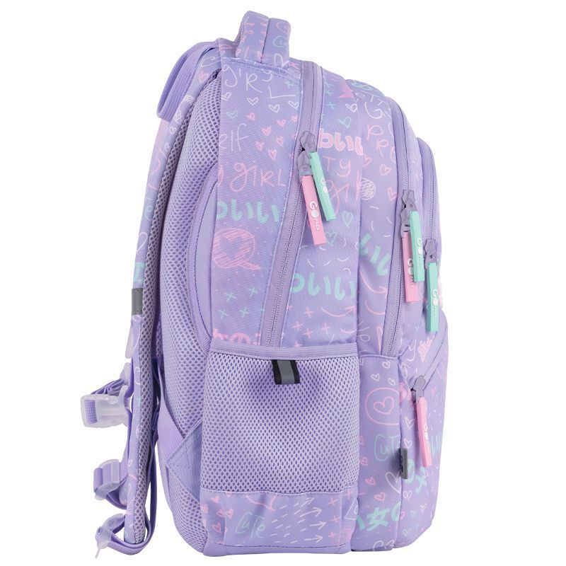 Рюкзак шкільний для дівчинки GoPack Education 175M-3 Girl Rule 40 &times; 30 &times; 15 см бузковий фото